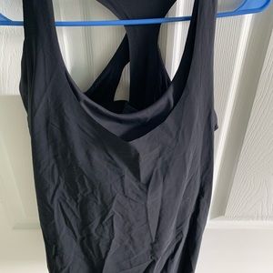 Athleta Ultimate 2in1 support top NWT XL Black